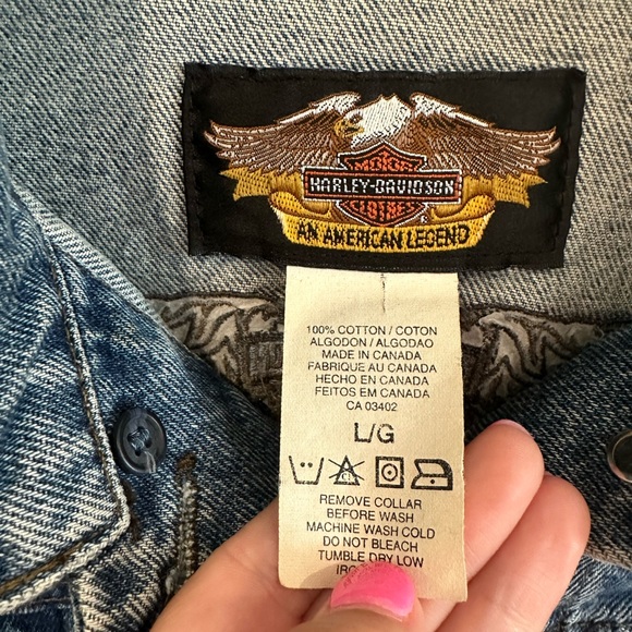 Women’s Harley Davidson Jean Jacket - Picture 5 of 6